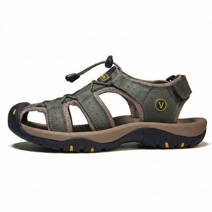 ErgoStride™ • All-Terrain Comfort Sandals for Men – Green / EU 38 / UK 5 / US 7