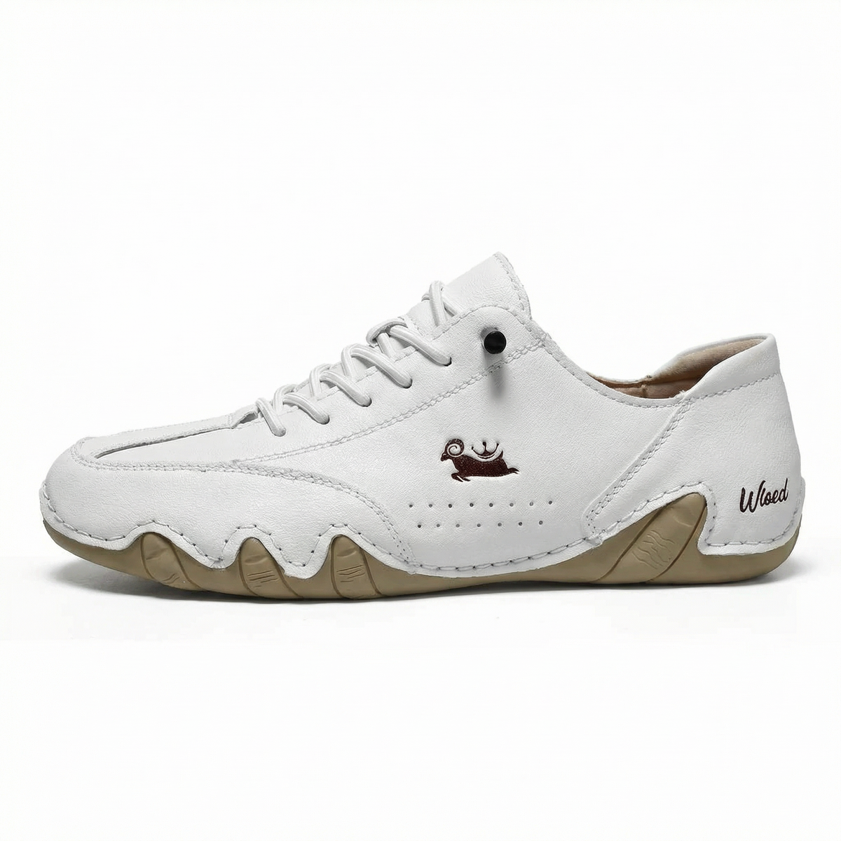 Wiecel™ • Ultra-Comfortable Leather Barefoot Shoes – White / 35