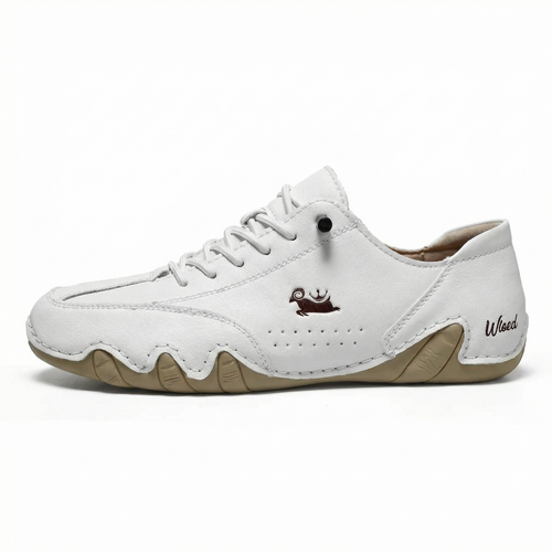 Wiecel™ • Ultra-Comfortable Leather Barefoot Shoes – White / 35