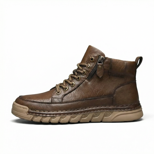 Apollo™ – Premium Urban Leather Boot – Brown / 36