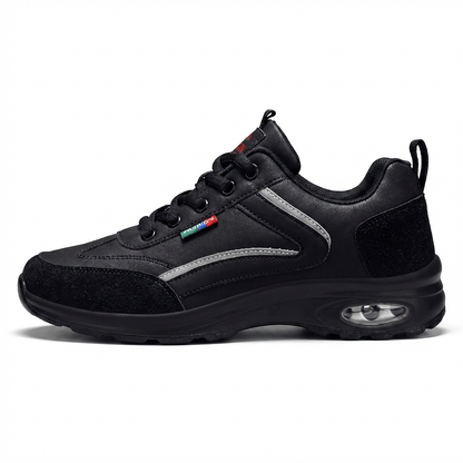 AirFlex — Lace-Up Sneaker with Cushion Technology – All Black / 38