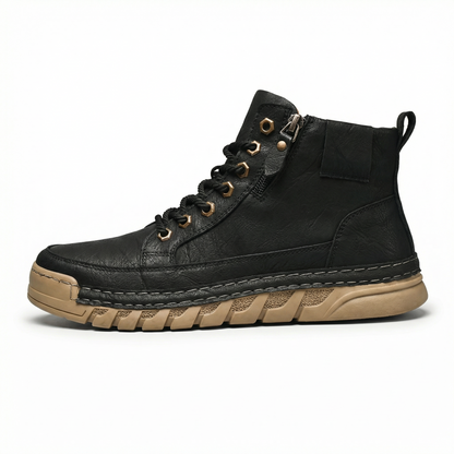Apollo™ – Premium Urban Leather Boot – Black / 36