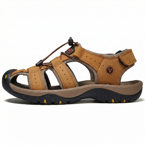ErgoStride™ • All-Terrain Comfort Sandals for Men – Brown / EU 38 / UK 5 / US 7