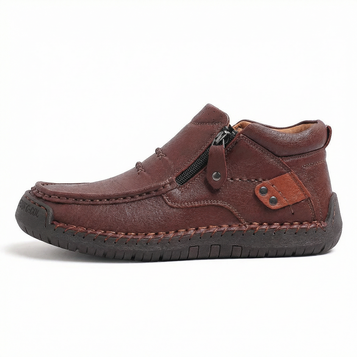 Barton™ – Handcrafted Leather Shoes with Comfort and Character – Dark Brown / EU 39 / UK 6 / US 7.5