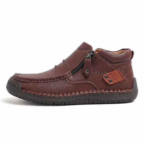 Barton™ – Handcrafted Leather Shoes with Comfort and Character – Dark Brown / EU 39 / UK 6 / US 7.5