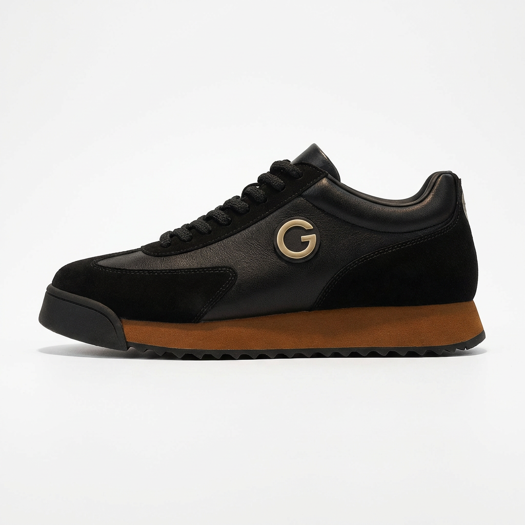 Bellaro™ – Premium Leather Sneakers – Black / EU 39 / UK 6 / US 7