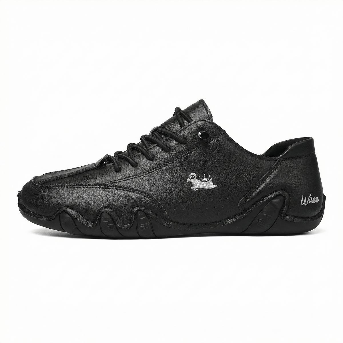 Wiecel™ • Ultra-Comfortable Leather Barefoot Shoes – Black / 35