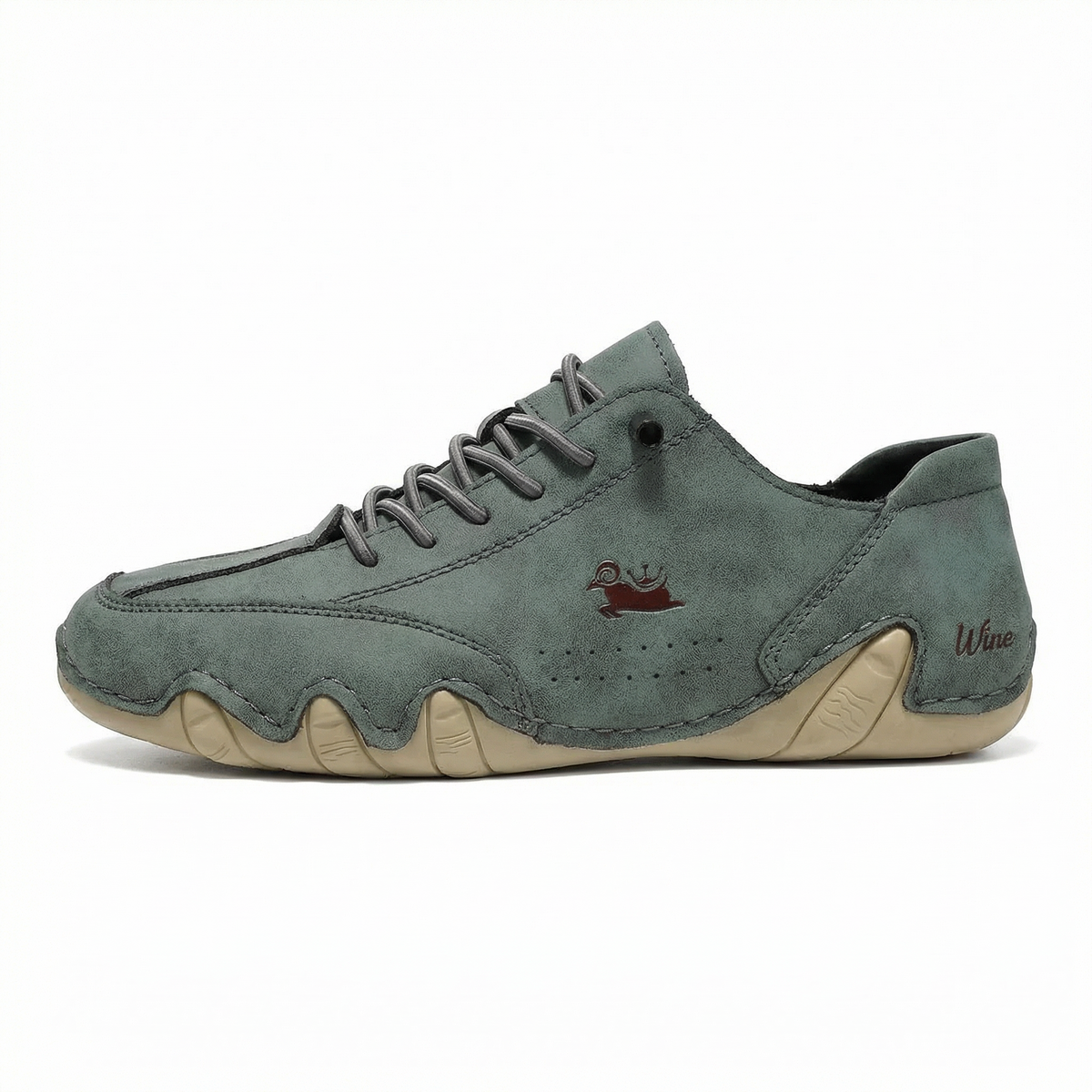 Wiecel™ • Ultra-Comfortable Leather Barefoot Shoes – Olive / 35