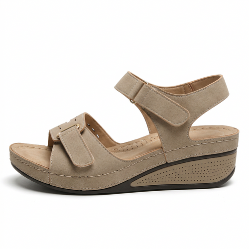 Alfreda Orthopedic Sandals – Beige / 35