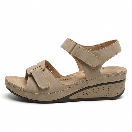 Alfreda Orthopedic Sandals – Beige / 35