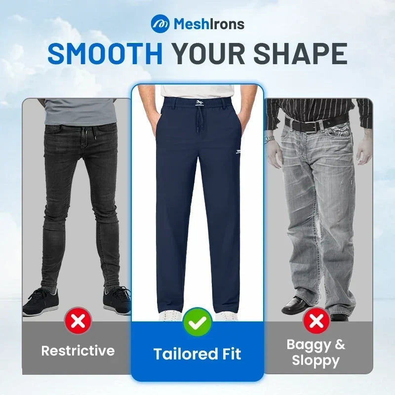 MeshIrons - Men’s Breathable Mesh Panel Casual Pants – image 3