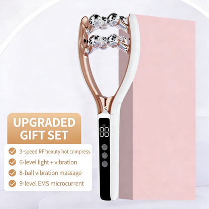 RadiancePro – Portable Rechargeable Facial Massager – Upgraded gift box version (English)