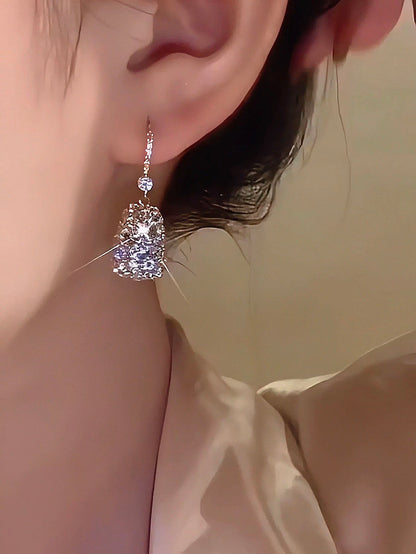 Celeste Glow – Timeless Silver Beauty Earrings – image 3