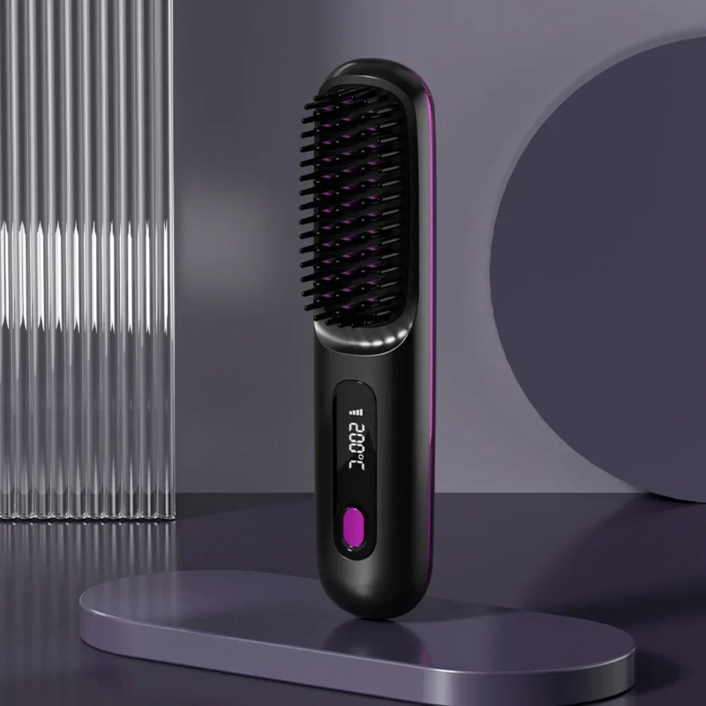 PureStraight Cordless Hair Straightener – Midnight Black