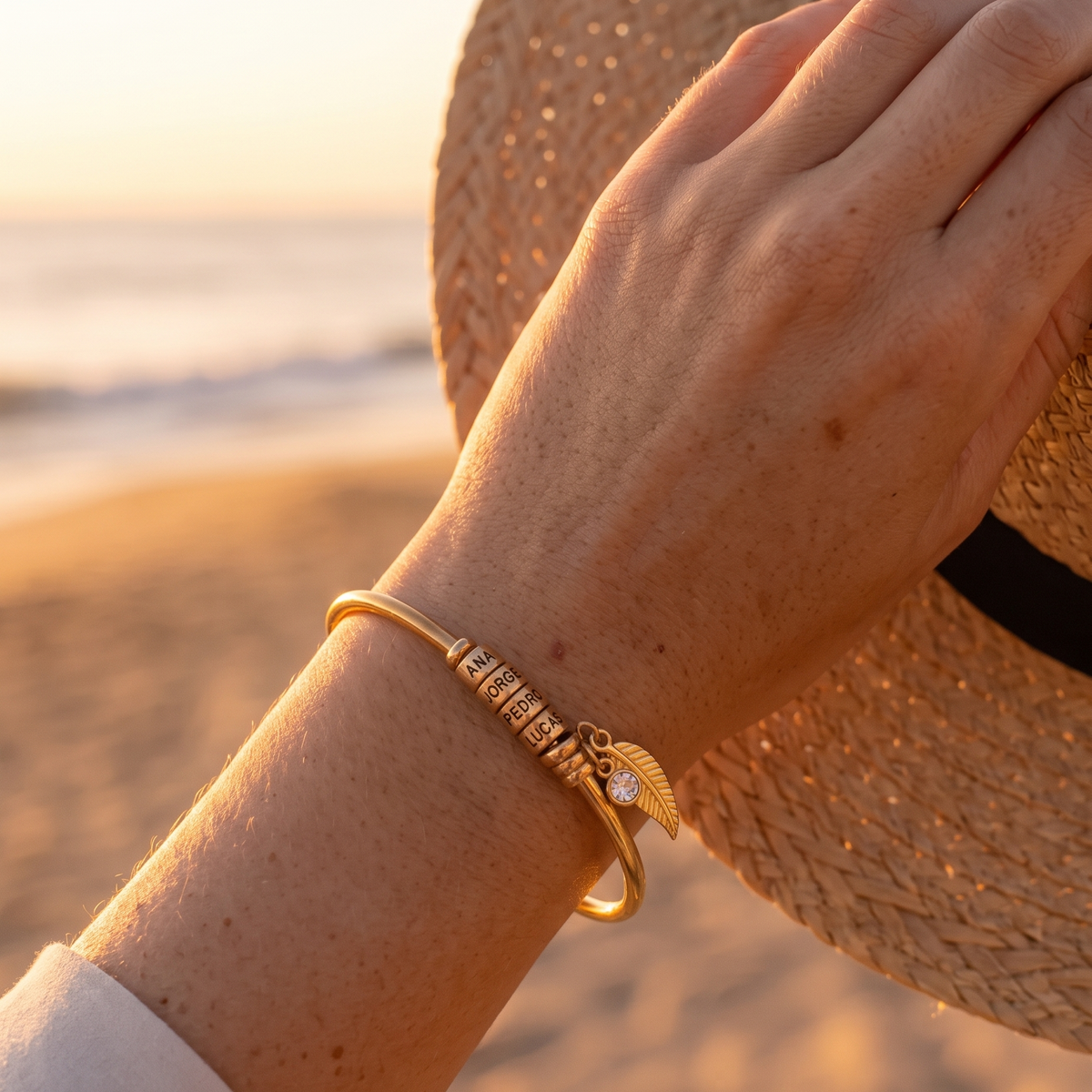 Customizable Family Guardian Bracelet with Names - Engrave Your Family's Name – image 4