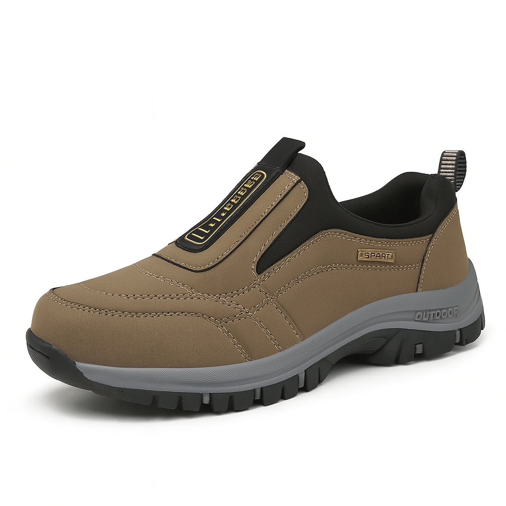 Mavero™ – All-Terrain Slip-On Shoes for Men – Brown / US 7 / UK 6 / EU 40