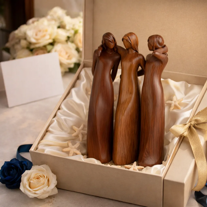Celebrates Friendships Sisters Sculpture – Three Sisters