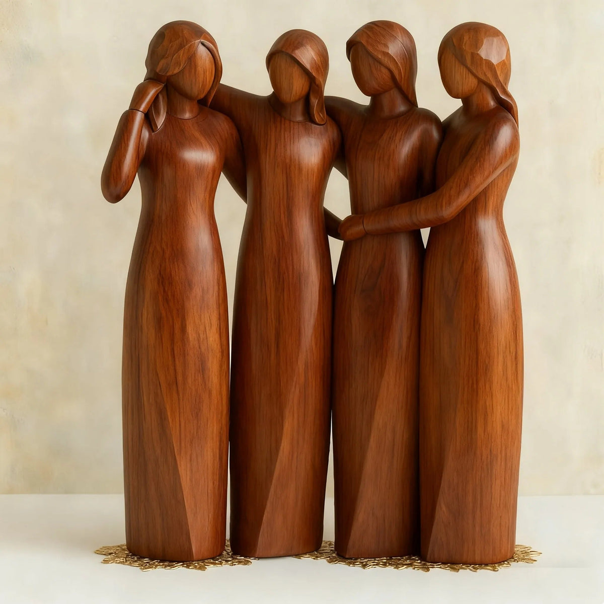 Celebrates Friendships Sisters Sculpture – Four Sisters