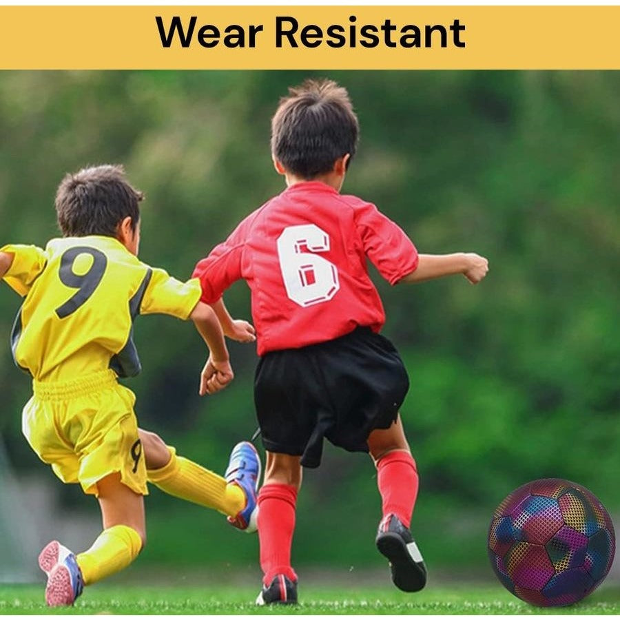 NeoGlow Ball – Reflective Training Soccer Ball – image 6