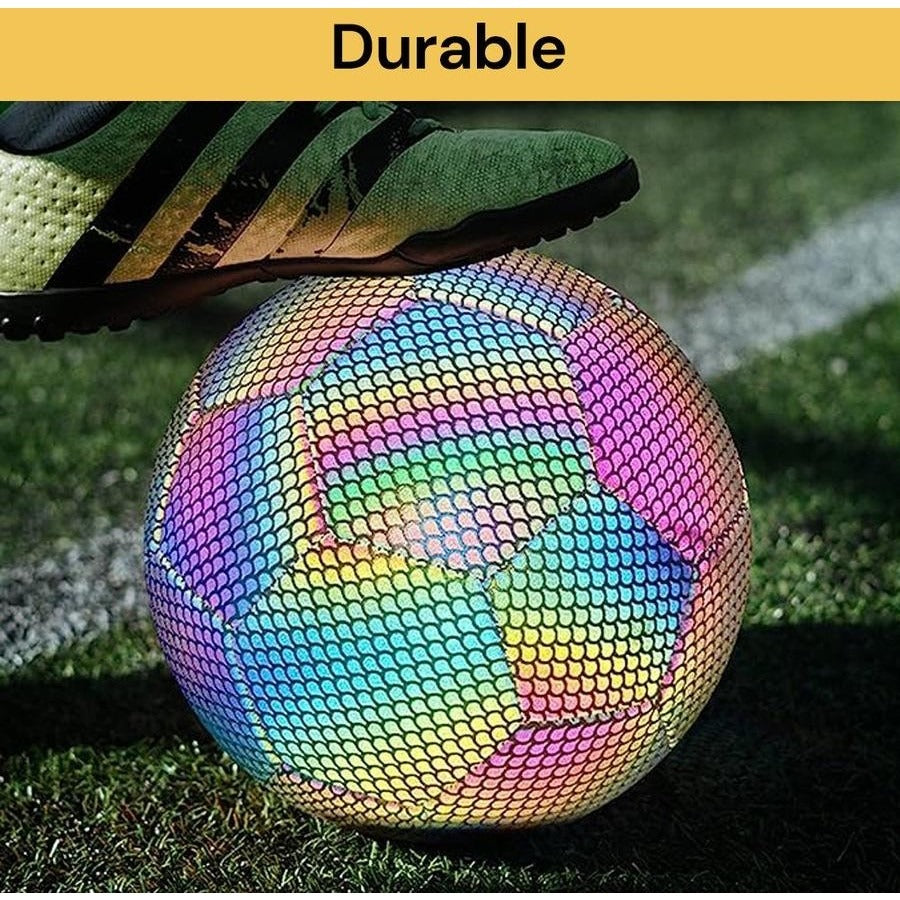 NeoGlow Ball – Reflective Training Soccer Ball – image 4