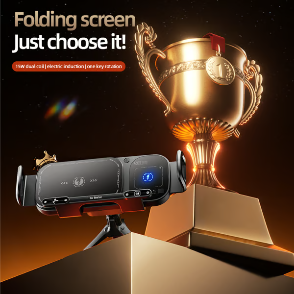 ChargeDrive – Wireless Charging Rotating Car Mount – image 5