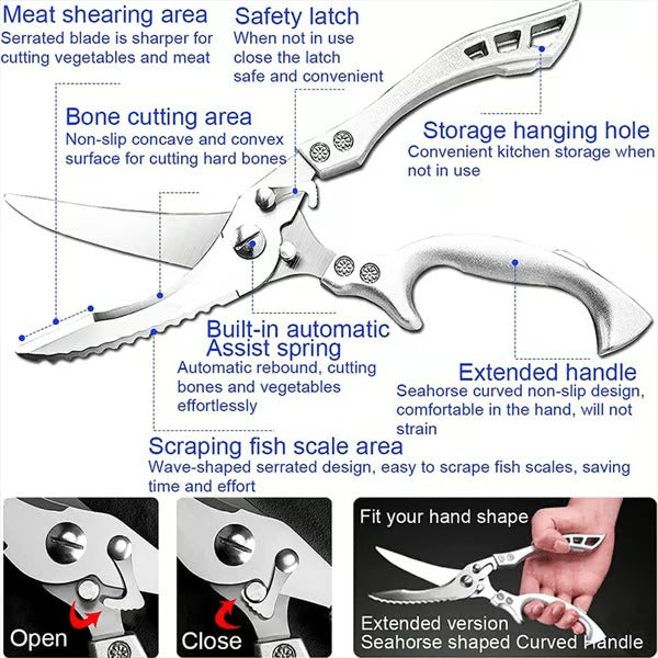 CookEdge – Stainless Steel Kitchen Shears – image 19