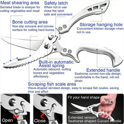 CookEdge – Stainless Steel Kitchen Shears – image 19