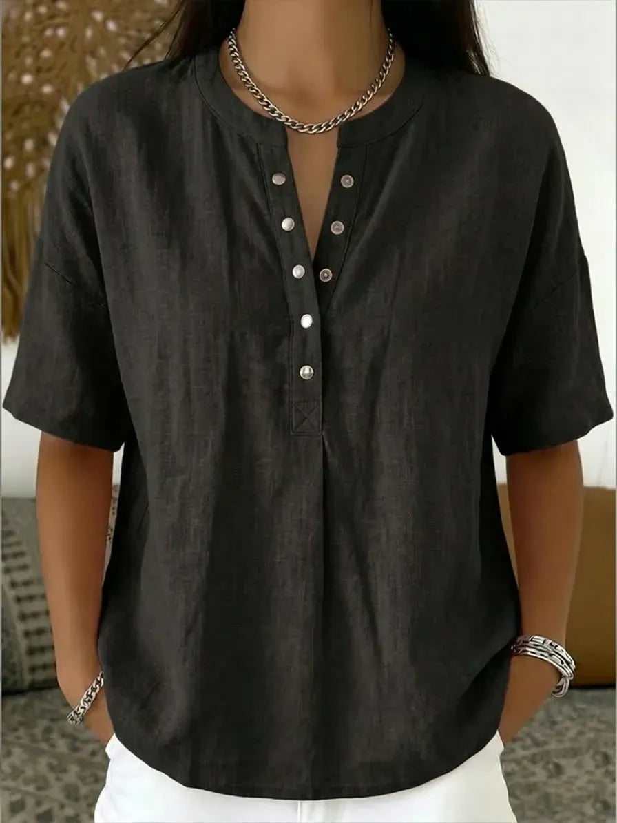 BreezeHenley – Everyday Comfort Top – Black / XS (0)