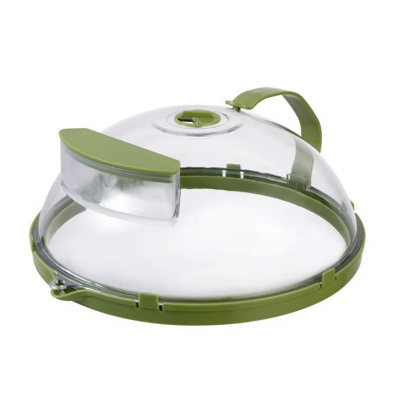 SafeHeat – Microwave Splash-Proof Food Cover – Water-Fill Drainage Version