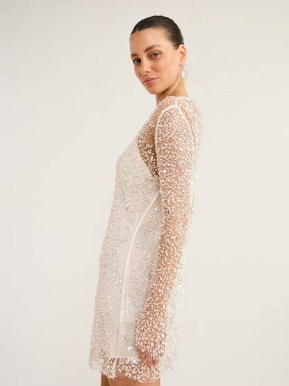 OpalGlow – Luxury Handcrafted Party Dress – image 4