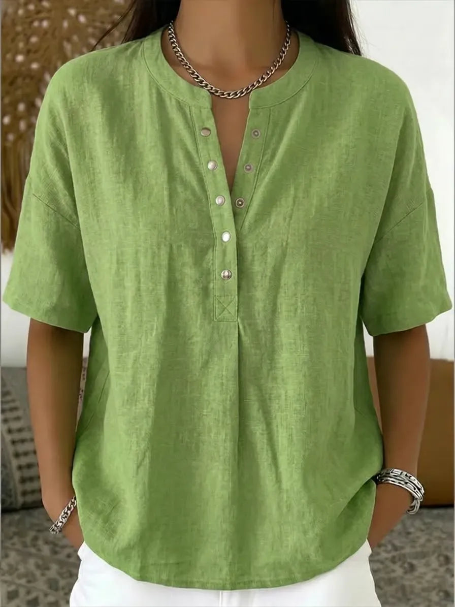 BreezeHenley – Everyday Comfort Top – Green / XS (0)
