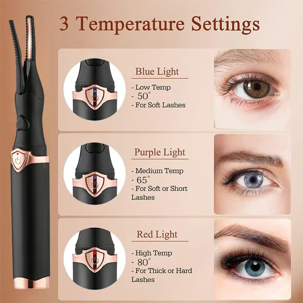 GlamCurl – Heated Eyelash Curler for Lift & Volume (1+1 FREE) – image 12