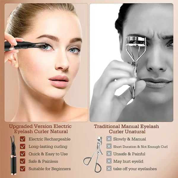 GlamCurl – Heated Eyelash Curler for Lift & Volume (1+1 FREE) – image 7