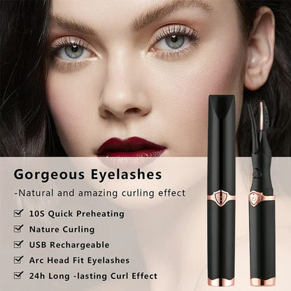GlamCurl – Heated Eyelash Curler for Lift & Volume (1+1 FREE) – image 8