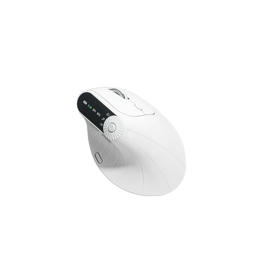 FlexiClick – Triple Connection Wireless Mouse – White（without screen）