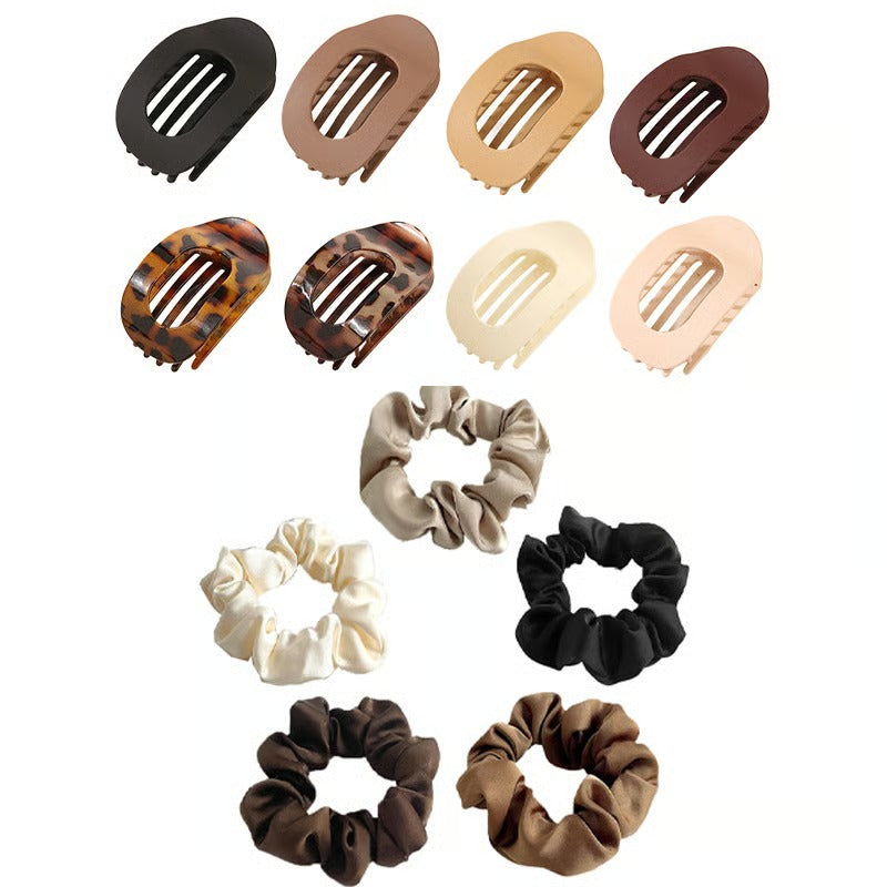 Trendelle – Chic Summer Duckbill Hair Clip – SetC+5pcs hair scrunchies