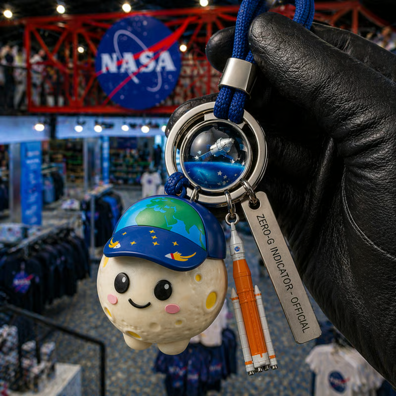 CosmoRise – Space Explorer Keychain – image 2