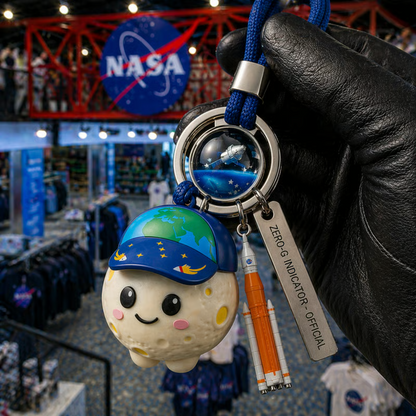 CosmoRise – Space Explorer Keychain – image 2
