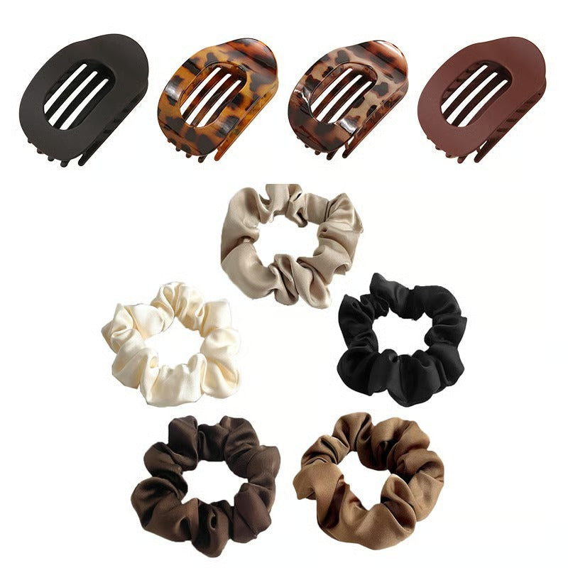 Trendelle – Chic Summer Duckbill Hair Clip – SetB+5pcs hair scrunchies