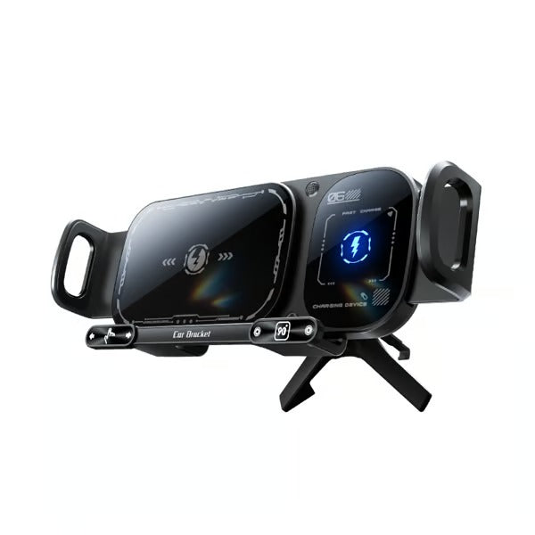 ChargeDrive – Wireless Charging Rotating Car Mount – Black