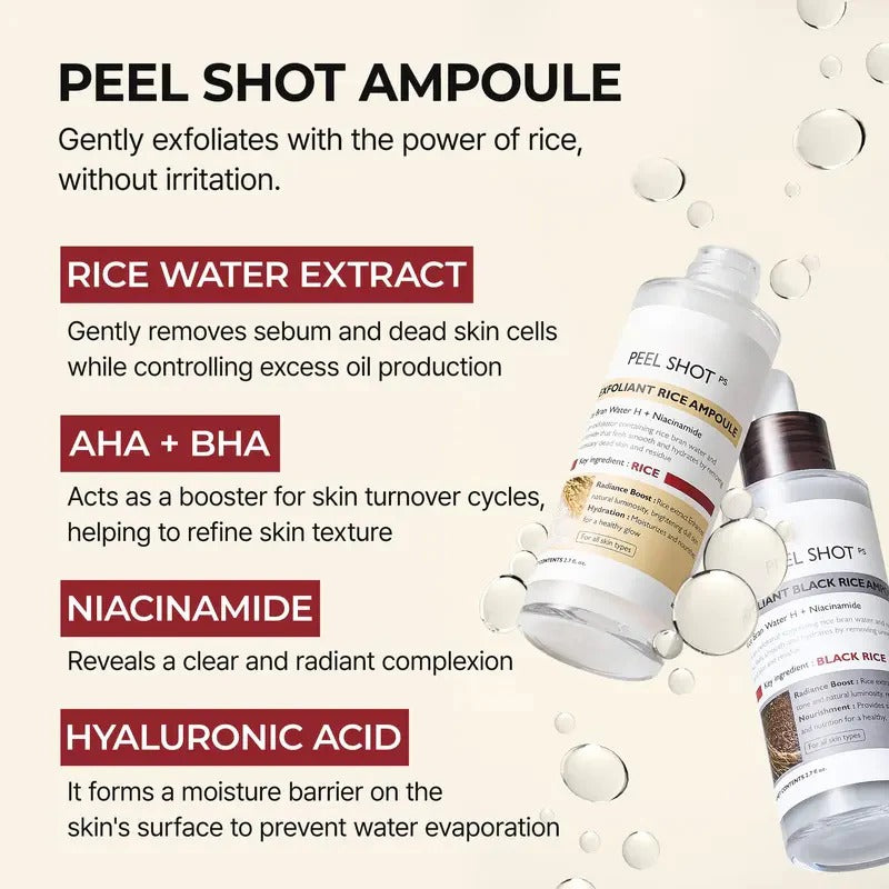 SkinAura – Mild Exfoliating Black Rice Ampoule Serum – image 7