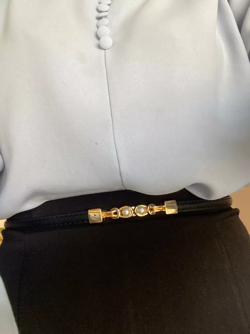 BellaWaist – Pearl Buckle Fashion Belt for Women – image 13