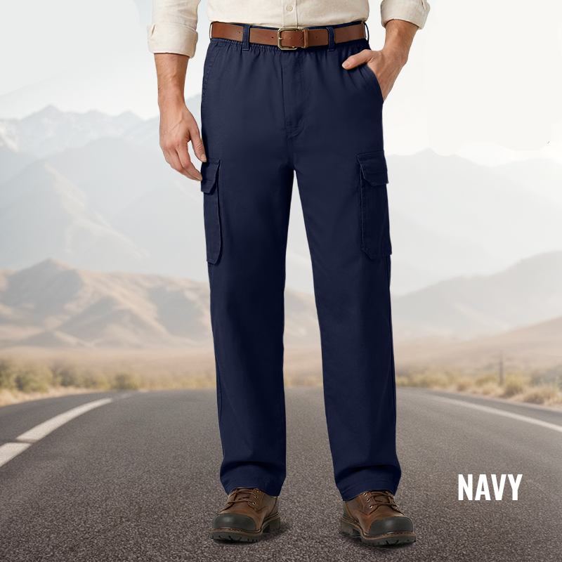 FlexStride Pro – Ultra Comfort Utility Pants – Navy / 28