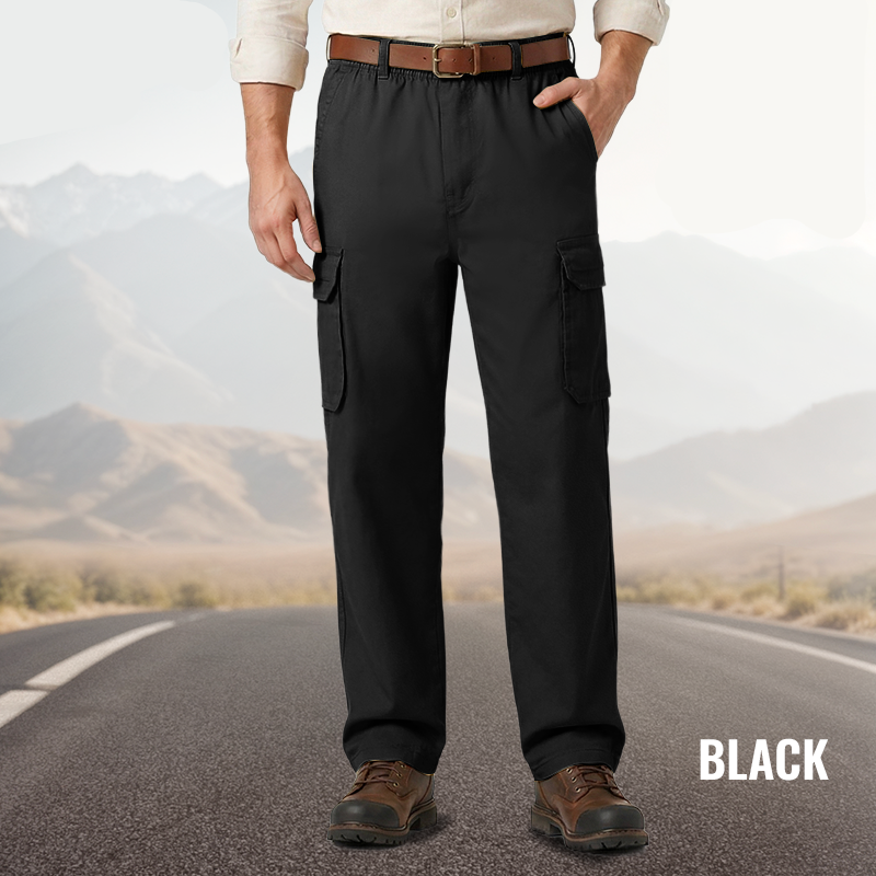 FlexStride Pro – Ultra Comfort Utility Pants – Black / 28