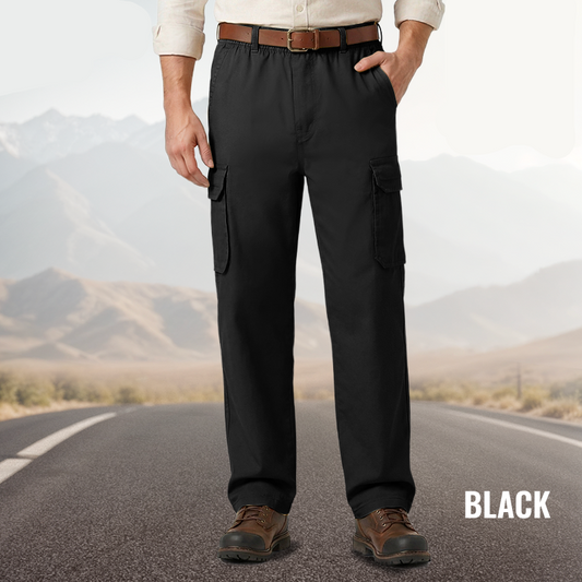 FlexStride Pro – Ultra Comfort Utility Pants – Black / 28