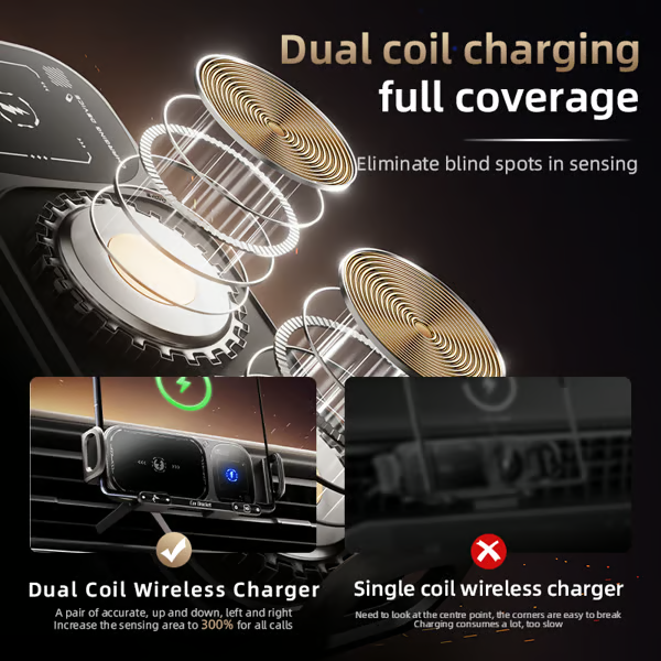 ChargeDrive – Wireless Charging Rotating Car Mount – image 2