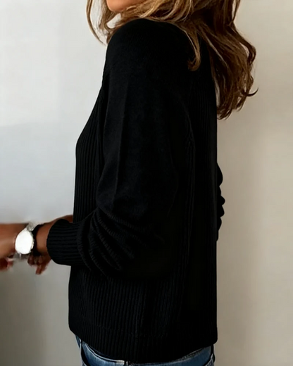 RaglaMode – Stylish Button Sleeve Pullover – image 12
