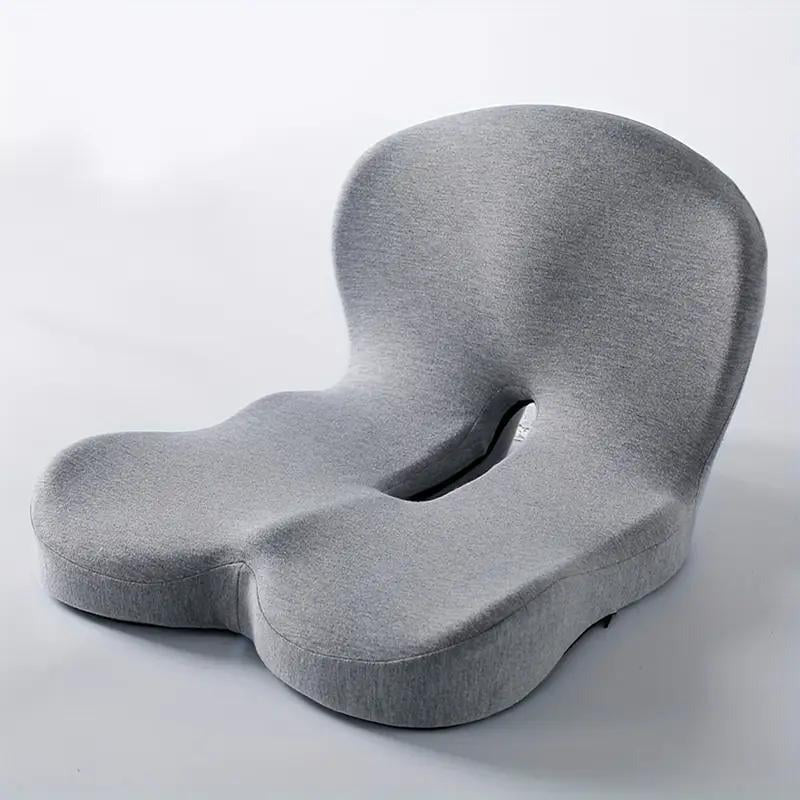 ComfyGrip – Non Slip Memory Foam Support Seat – Grey