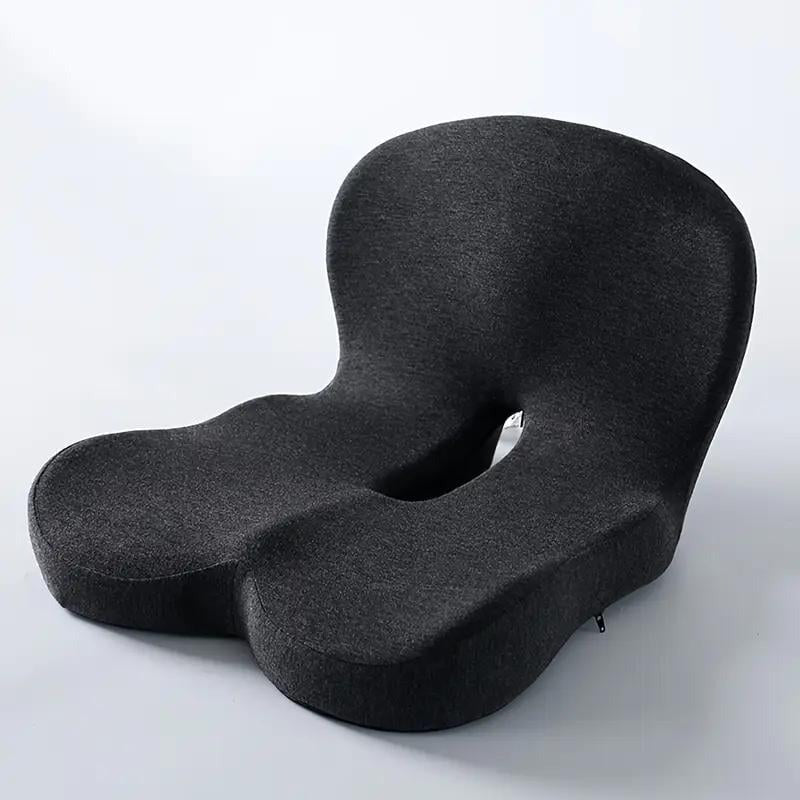 ComfyGrip – Non Slip Memory Foam Support Seat – Black
