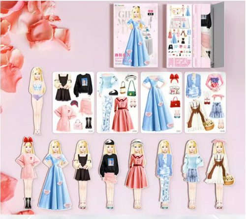 TinyTrendy – Magnetic Dress Up Baby Playset – A